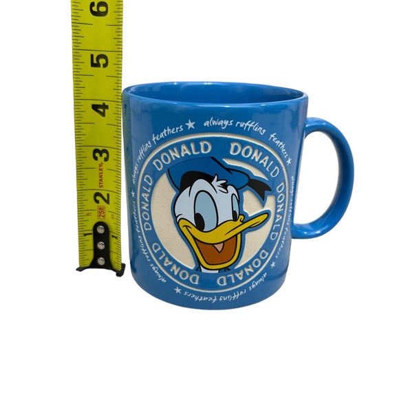VTG Disney Parks Donald Duck Disneyland Resort 8 oz Always Ruffling feathers mug - Picture 8 of 9